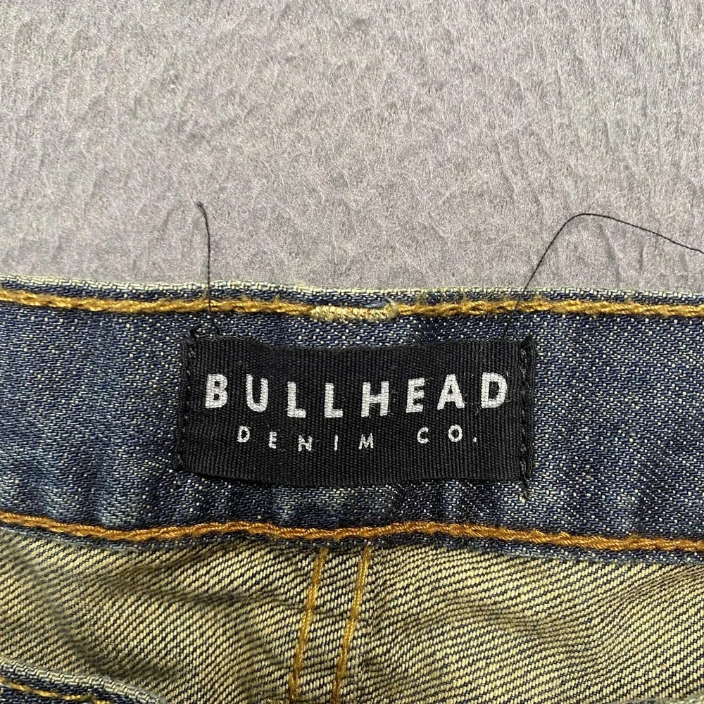 Bullhead Denim Co. Jeans Mens 34x32 Blue Slim Straight Denim Medium Wash‎ Pants